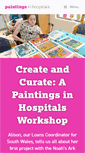 Mobile Screenshot of paintingsinhospitals.org.uk